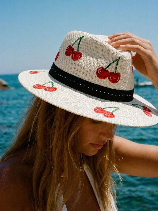 Sorena Handmade Καπέλο Καβουράκι Λευκό Sorena Handmade Καπέλο Καβουράκι Λευκό