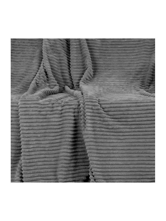 Matex Dune Furry Single Blanket 150x200cm Gray