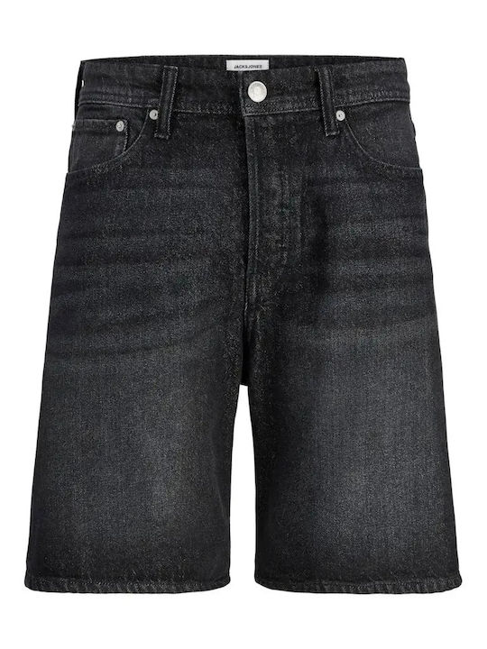 Herren Denim Shorts Schwarz