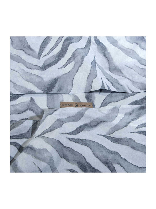Greenwich Polo Club Cotton Duvet Cover Double 220x240 2394 Grey
