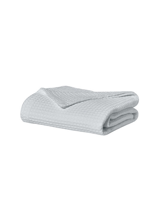 Kentia Cecilia Pique Blanket Single 160x240cm White