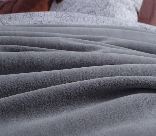 Nef-Nef Homeware Pătură Cozy Fleece Superdublă 220x240 cm Gri Deschis