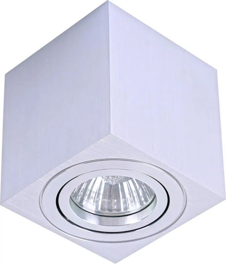 Luna Outdoor Mount Satin Crom 8x8cm Luna Outdoor Mount Satin Crom 8x8cm