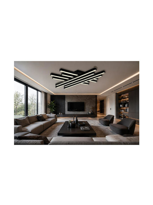 Led Chandelier 132 W Natural Light 4000k Flux 3165 Lm Aluminum Metal Glass L790 X W790 X H105 Mm Led Chandelier 132 W Natural Light 4000k Flux 3165 Lm Aluminum Metal Glass L790 X W790 X H105 Mm