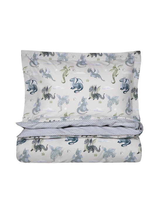 Greenwich Polo Club 8863 Kids Duvet Cover Set Single with Pillowcase Cotton Beige 160x240cm