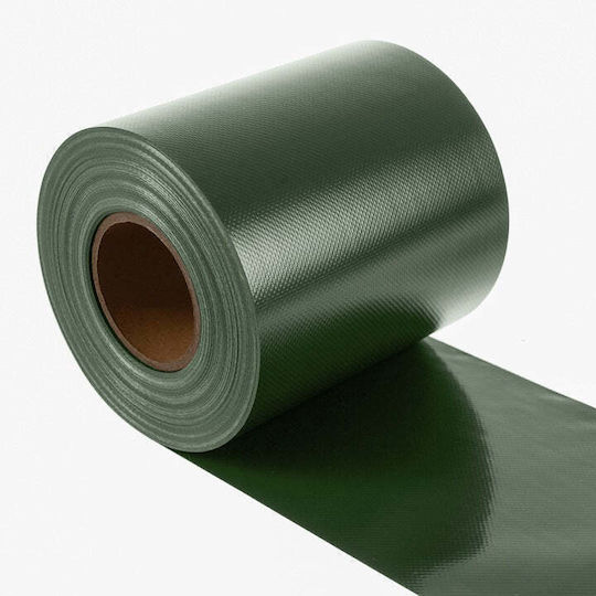 Set Benzi Decorative Gard Împrejmuire Zola 25 Cleme Durabil Pvc 450g/m2 19 X 3500 Cm Verde