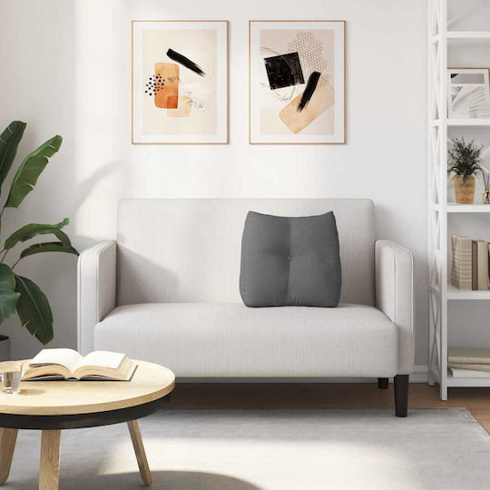 vidaXL Perna De Canapea Din Catifea Gri Închis 45x50cm