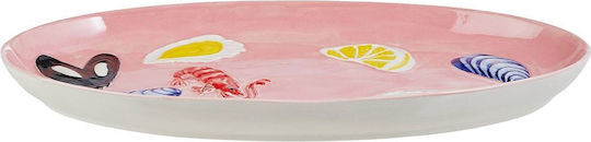 Butlers Coral Coast Serving Platter Oval Ceramic Pink 31x16cm