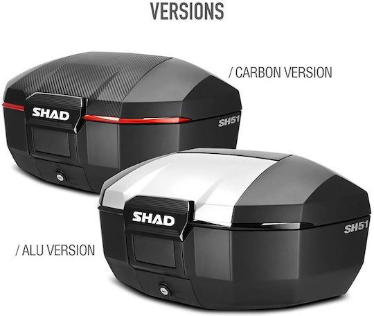 Central Case Sh51 D0b51106 Carbon Lid 51l Shad