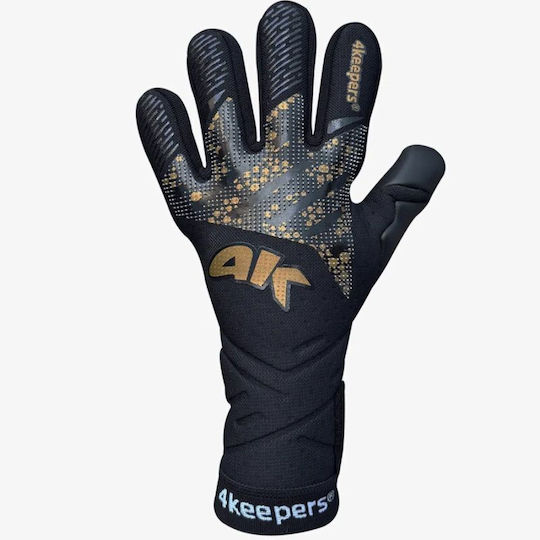 4Keepers Γάντια Τερματοφύλακα Παιδικά Μαύρα