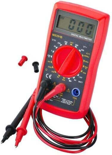 Digitales Multimeter SGTT Spannungsstrommessung Testsonden 9V Betrieben