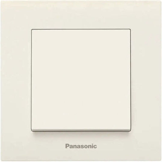 Panasonic Vertiefter Elektrischer Wandtaster mit Rahmen