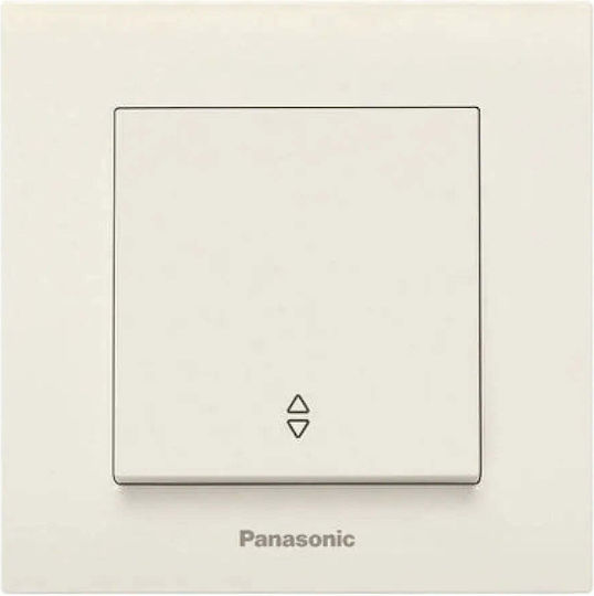 Panasonic Vertiefter Elektrischer Wandtaster mit Rahmen