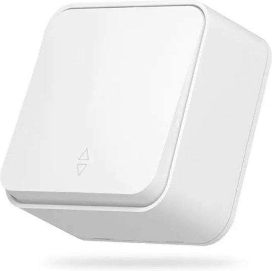 Videx Recessed Wall Switch with White Frame