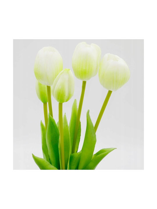 Bouquet of White Tulips 39cm Saska Garden