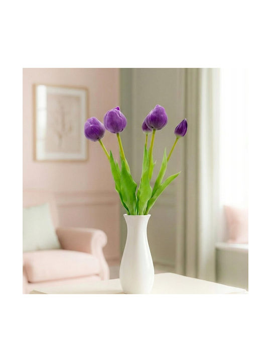 Bouquet of Purple Peonies 39cm Saska Garden