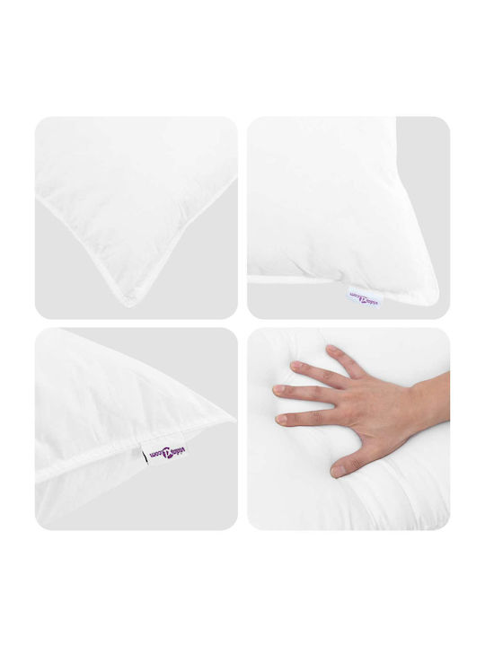 vidaXL Duvet Cover Set Single with Pillowcase 135x200 White