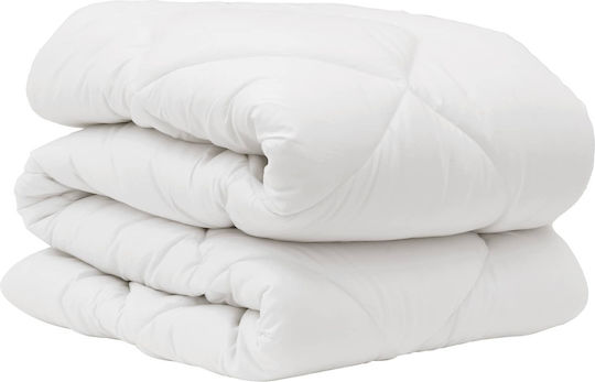 vidaXL Duvet Cover Set Single with Pillowcase 155x220 White