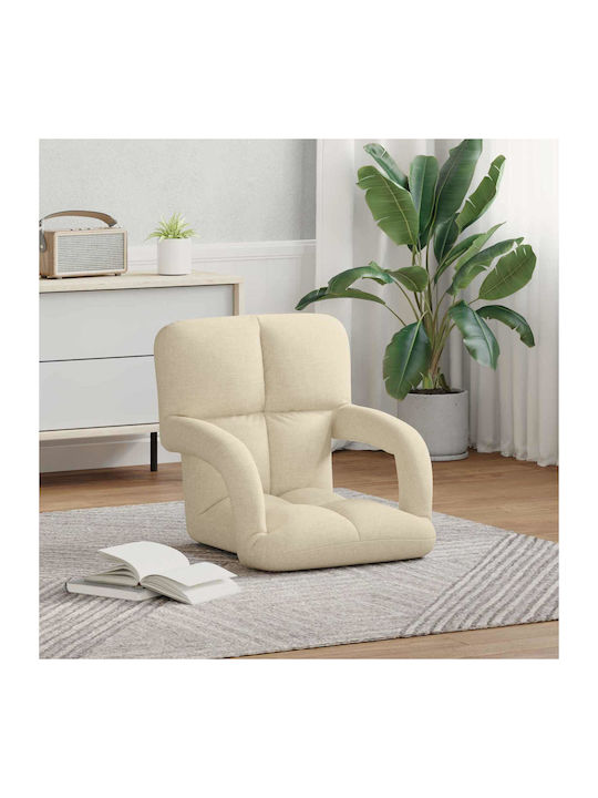 Vielseitiger Sitzsack Pouf Sessel Crem 58x62x58cm