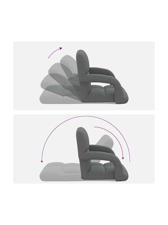 Multifunctional Bean Bag Chair Dark Gray 58x62x58cm