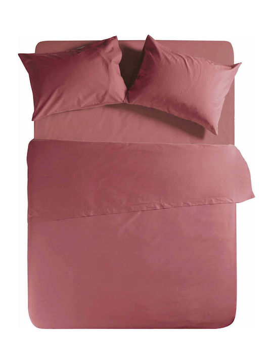 Nef-Nef Homeware Παπλωματοθήκη Βαμβακερή Υπέρδιπλη 230x240 Basic Apple