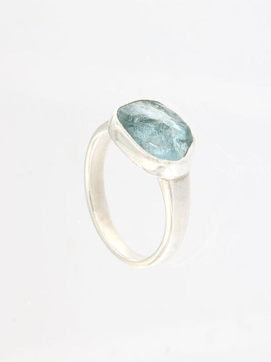 Ios Women's Ring with Stones Made of Silver