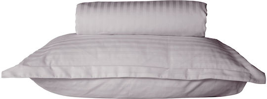 Nef-Nef Homeware Комплект Плик за Завивка Памучен Кинг Сайз с 2 Калъфки 240x220 Elements Сив