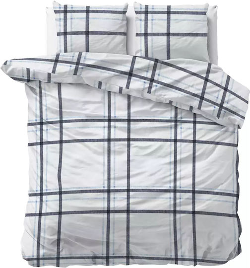 Sleeptime Set Husă de Pilotă Single cu Față de Pernă 140x220 Alb