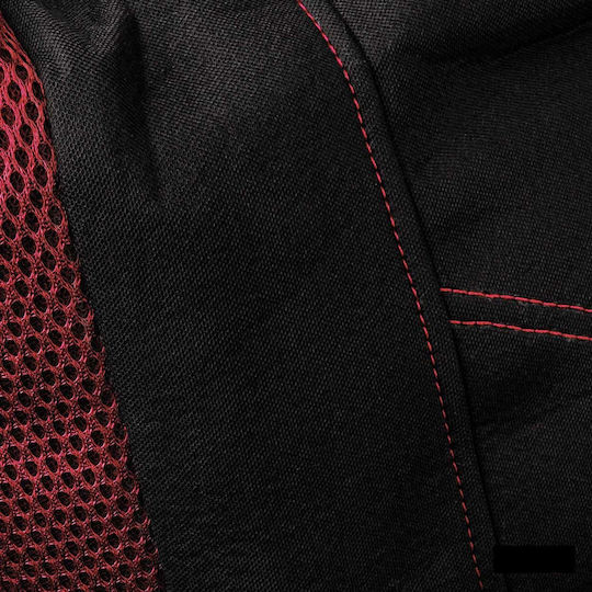 Universal Seat Cover Set Hlx6 Compatible Mitsubishi – Black Red