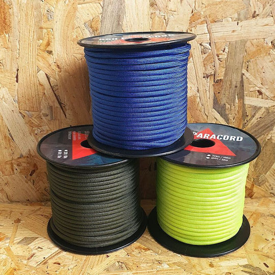 NAMKABAW 550 Paracord 9 Strand Rope with Length 50m Blue