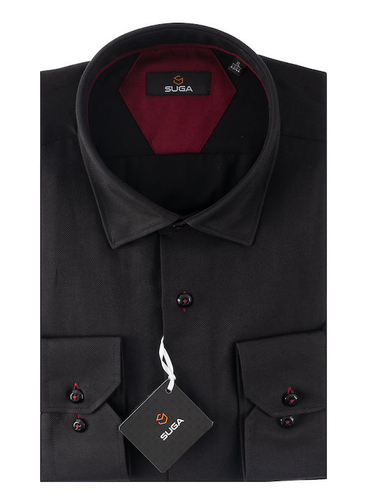 Long Sleeve Shirt Regular Fit Black