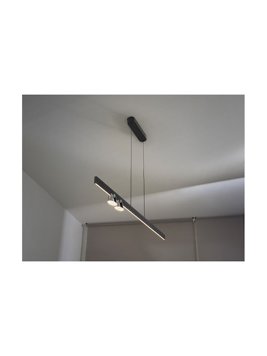 Nuria Verstellbare Deckenleuchte Schwarz LED mit Warmweißem Licht