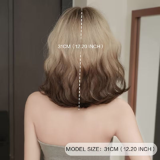 Animis Beauty Perücke Mit Synthetischem Haar In Blond Farbe 30cm