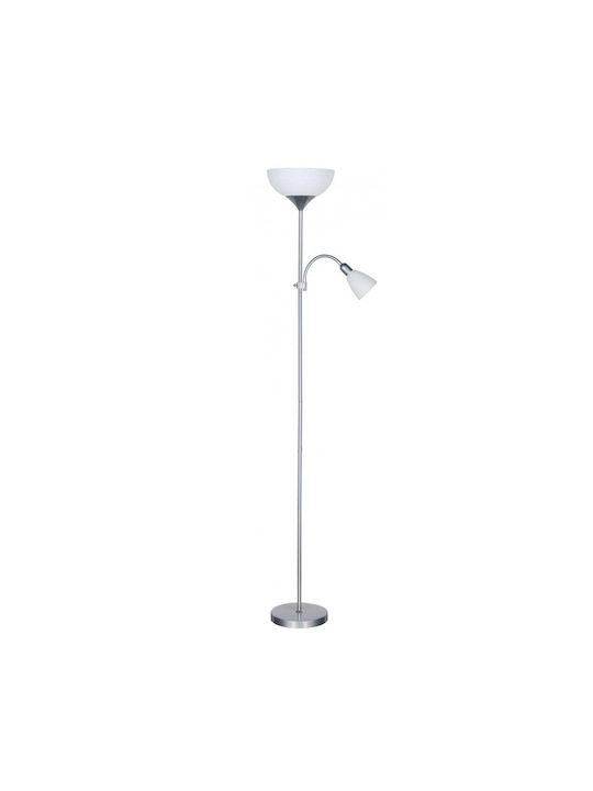 Lightex Stehlampe Höhe 178cm Silber