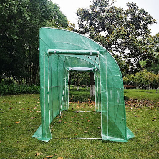 Seră Tunel cu Cadru Metalic 3x1.5x2m