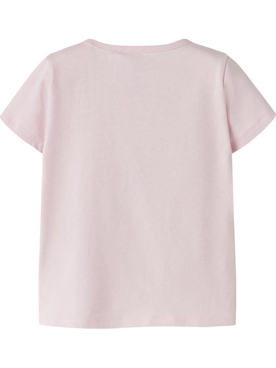 Kids Top Short-sleeved Pink