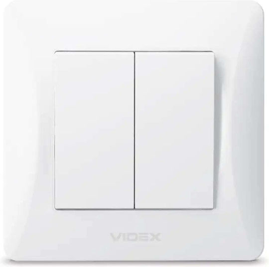 Videx Recessed Rotary Key Switch White