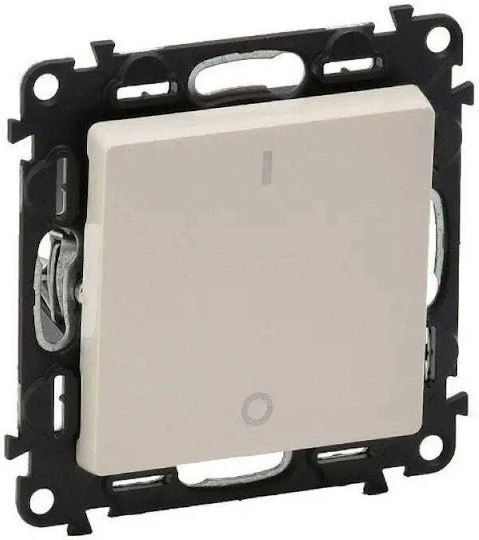 Legrand Valena Life Vertiefter Elektrischer Wandtaster Ecru