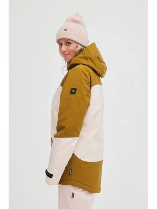 O'Neill 1500002-47015 Дамско Яке Gore-Tex за Ски и Сноуборд Розово
