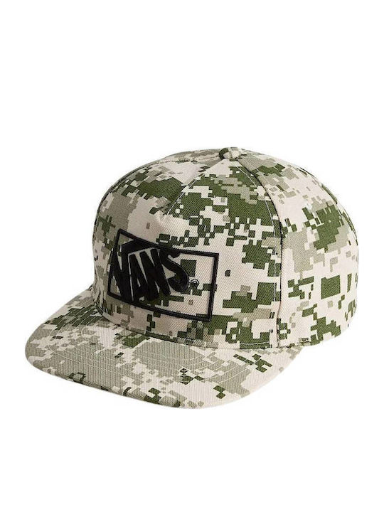 Vans Unisex Formula Snapback Hat Neutral Olive Green Marshmallow White Vn000qafgcy