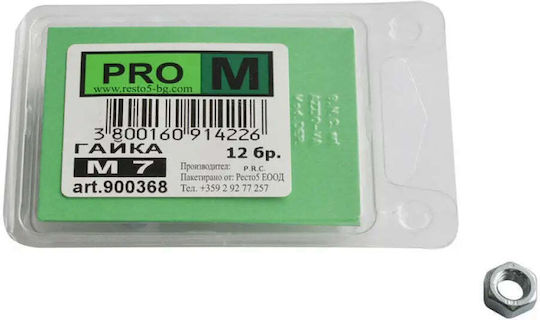 Pro m Pro M Unterlegscheiben & Muttern Παξιμάδι 12τμχ