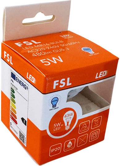 Lightplanet Bec Bec LED 5W și Formă MR16 Alb Rece