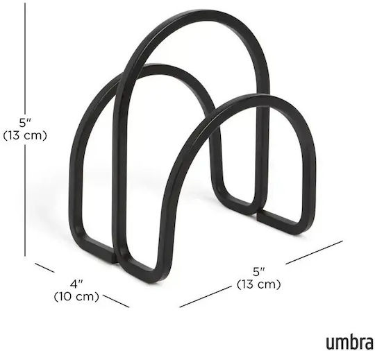Umbra Squire Държач за Хартиени Кърпи Метален Черен 1004313A