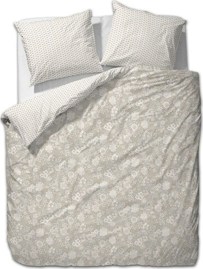 Vesta Home Duvet Cover Set Flannel Queen with 2 Pillowcases 230x240 Salomi 1