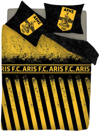 Vesta Home Подредба Куин сайз 230x240 Yellow-black (code ARIS103)