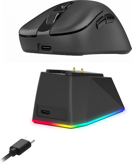 Redragon M998-ULTRA Kabelloses RGB Gaming Maus 30000 DPI Schwarzes