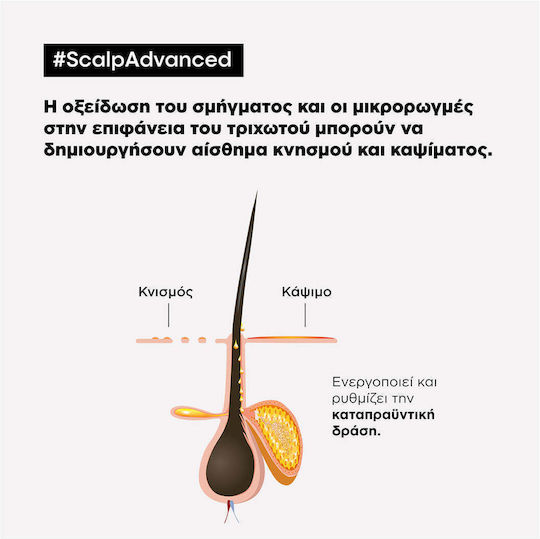 L'Oréal Professionnel Scalp Advanced Σαμπουάν για το Ευαίσθητο Τριχωτό για Όλους τους Τύπους Μαλλιών 1500ml