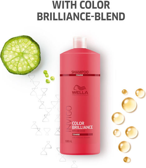 Wella Invigo Color Brilliance Coarse Σαμπουάν Ενυδάτωσης & Διατήρησης Χρώματος για Βαμμένα Μαλλιά 1000ml