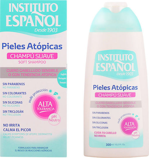 Instituto Espanol Sampon de Par Atopic Skin Soft Σαμπuan pentru Scalp Sensibil pentru Păr Fragil 300ml