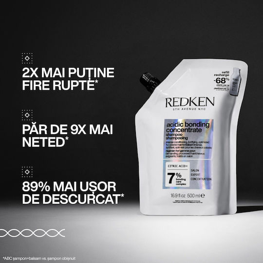 Acidic Bonding Concentrate Nachfüll-Shampoo zur Restrukturierung, Pflege und Farberhaltung 500 ml